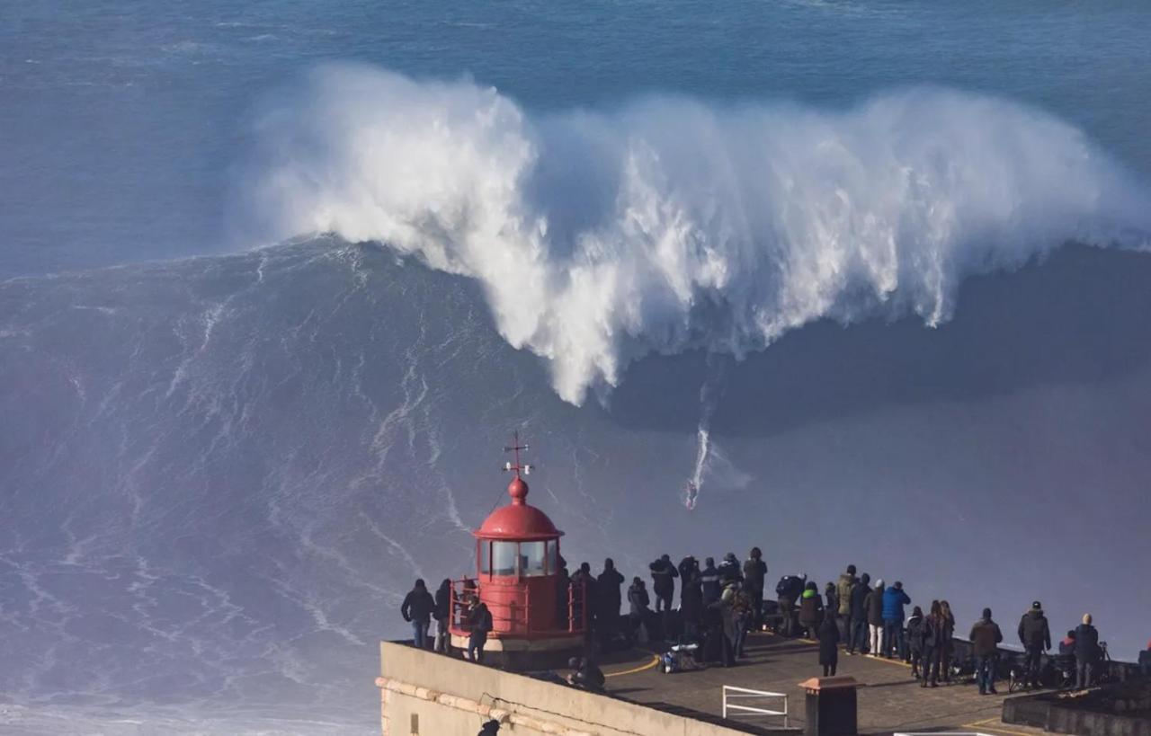 Ferienwohnung Casa Na Onda Subvila Nazaré Exterior foto